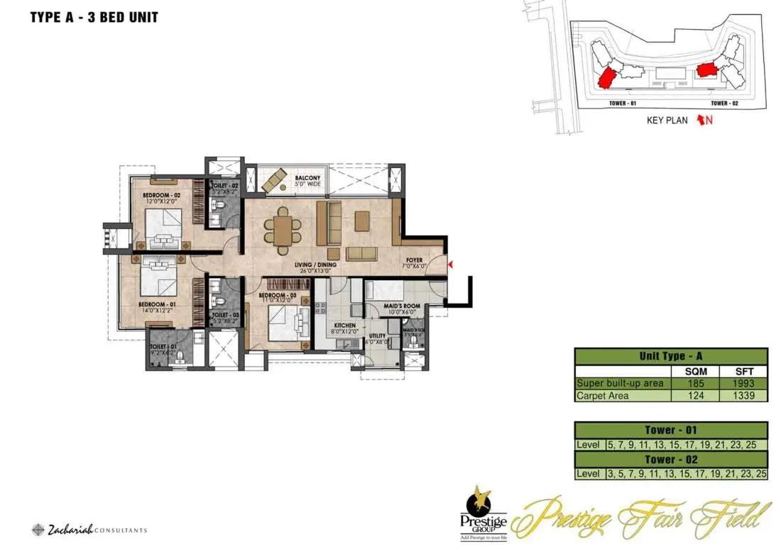 Prestige Fairfield apartments