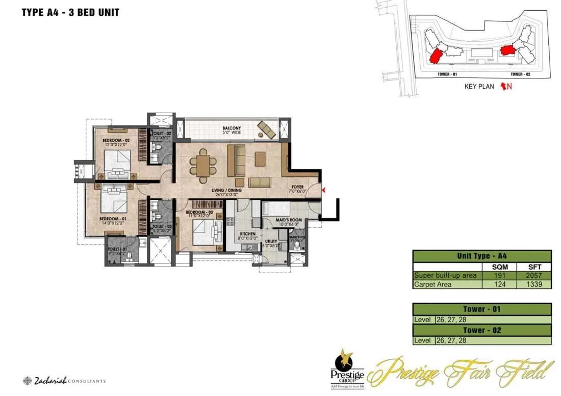 Prestige Fairfield apartments