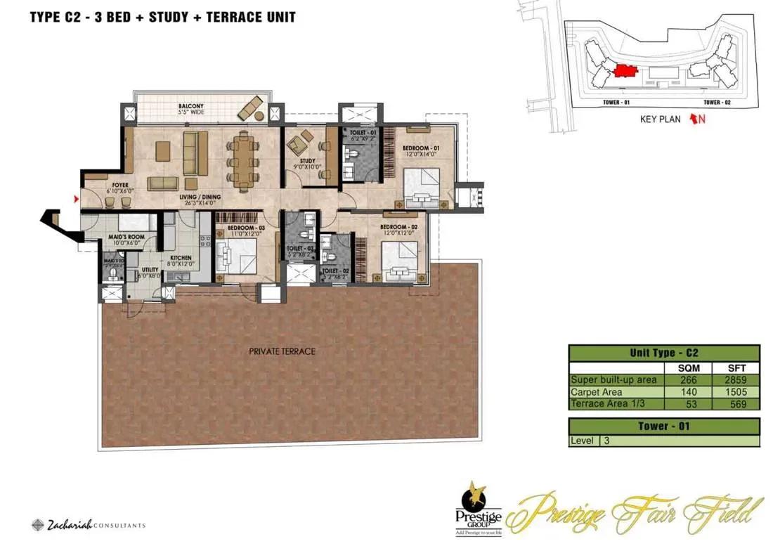 Prestige Fairfield apartments