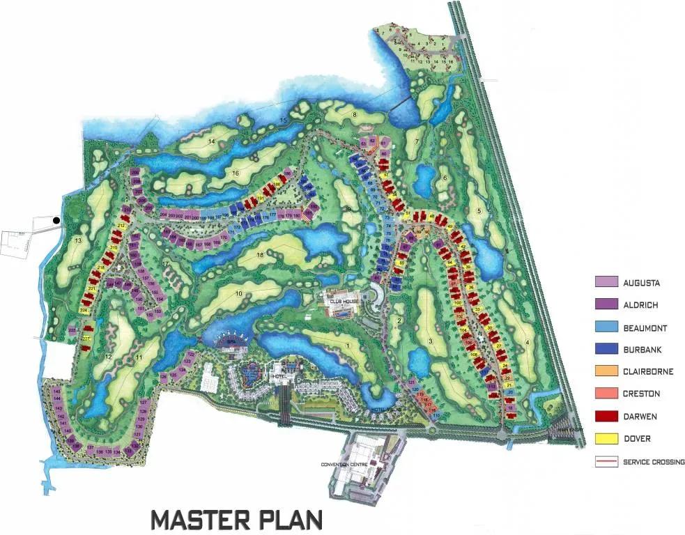 Prestige Golfshire master plan