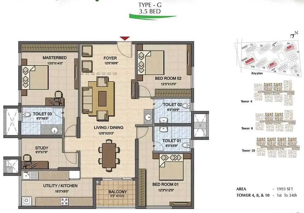 Prestige High Fields apartments
