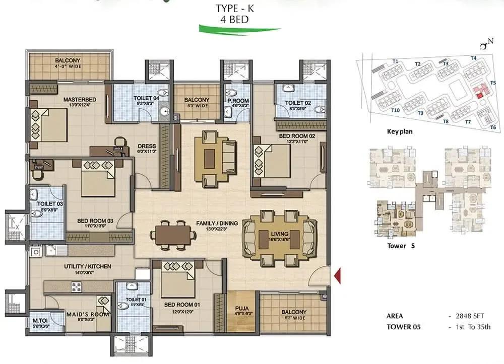 Prestige High Fields apartments