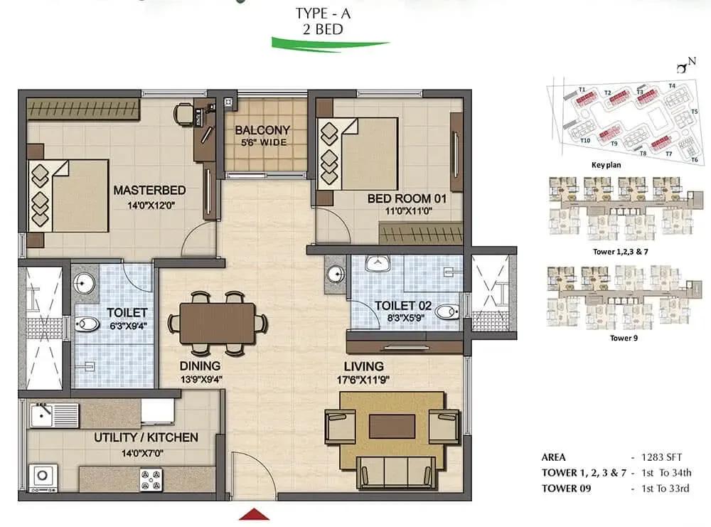 Prestige High Fields apartments