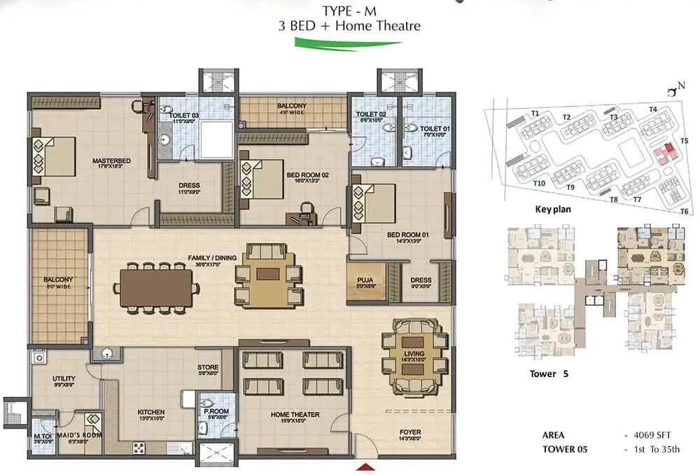 Prestige High Fields apartments