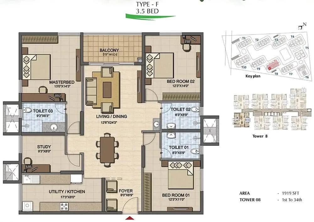 Prestige High Fields apartments