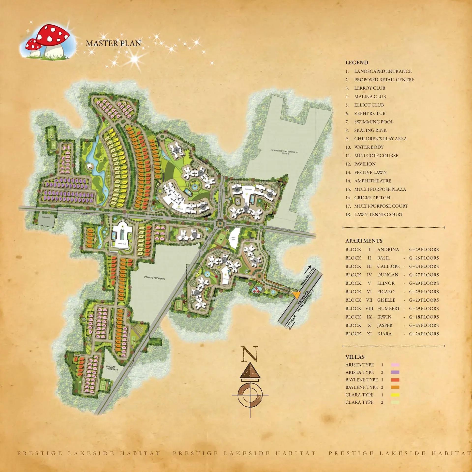 Prestige Lakeside Habitat apartments
