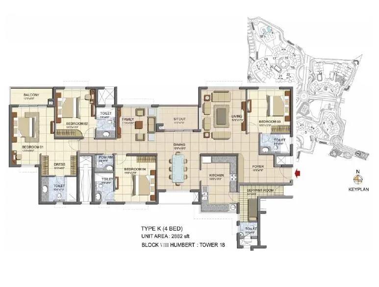 Prestige Lakeside Habitat apartments