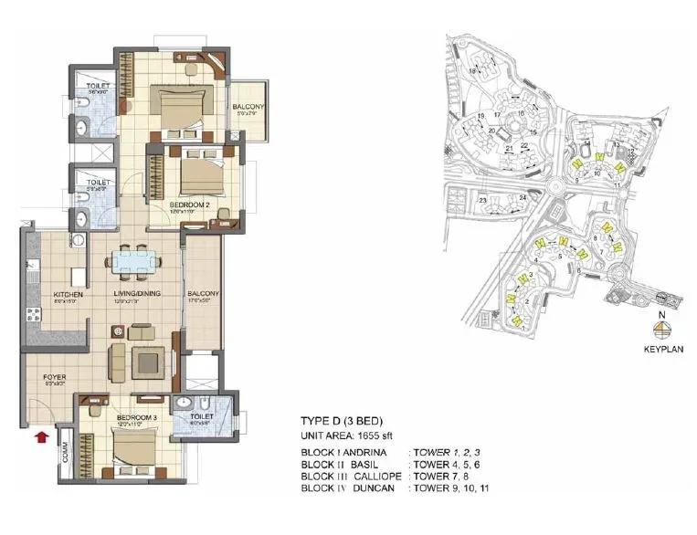 Prestige Lakeside Habitat apartments