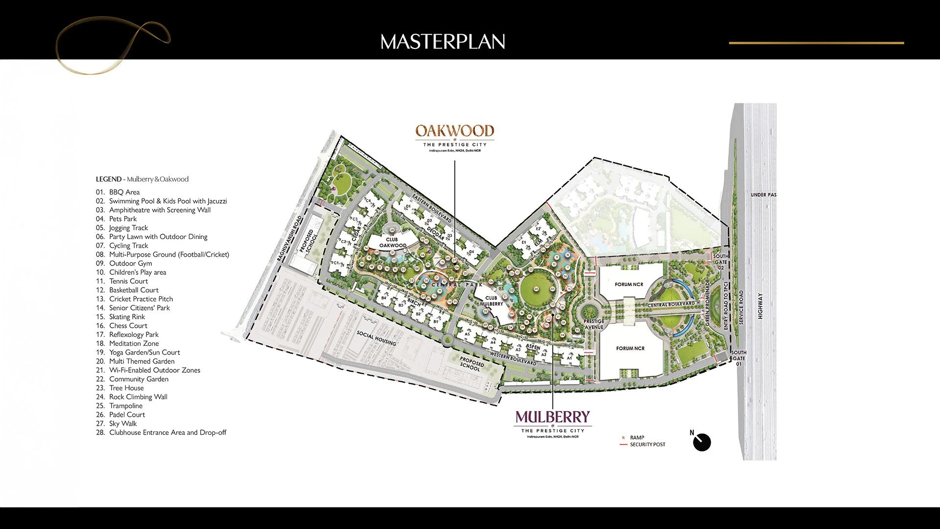 Prestige Mulberry master plan