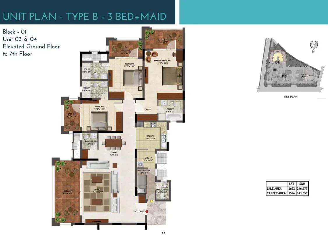 Prestige Ocean Crest apartments