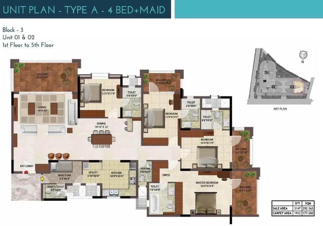 Prestige Ocean Crest apartments