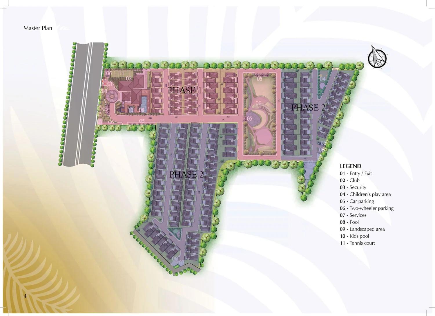 Prestige Palm Residences master plan