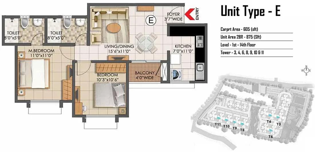 Prestige Primrose Hills apartments
