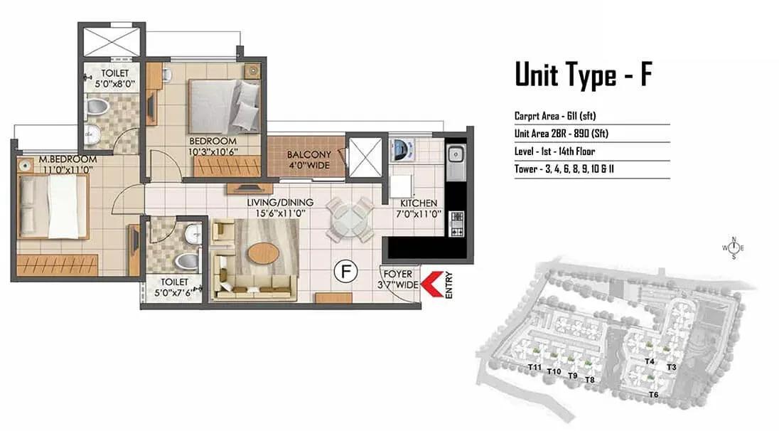 Prestige Primrose Hills apartments