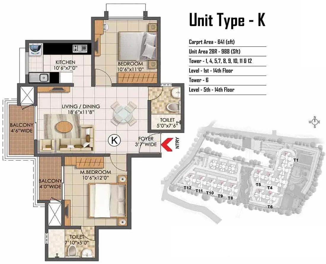 Prestige Primrose Hills apartments