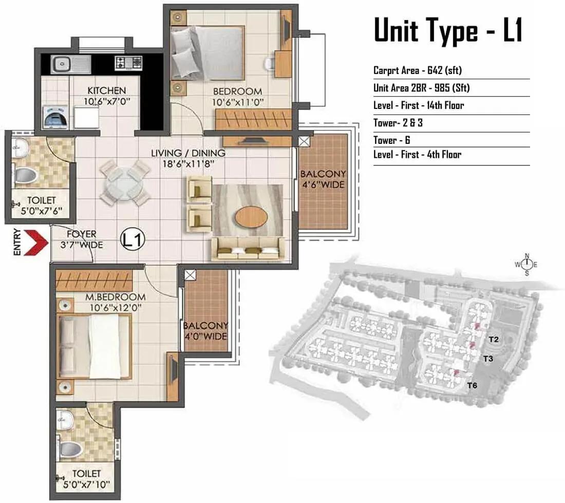 Prestige Primrose Hills apartments