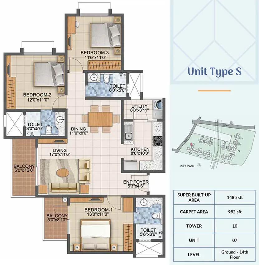Prestige Primrose Hills Phase 2 apartments