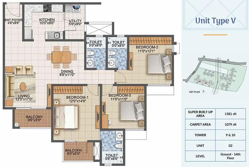Prestige Primrose Hills Phase 2 apartments