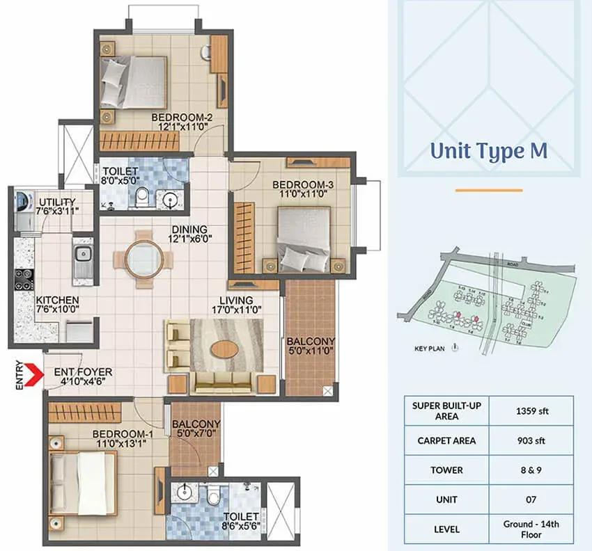 Prestige Primrose Hills Phase 2 apartments