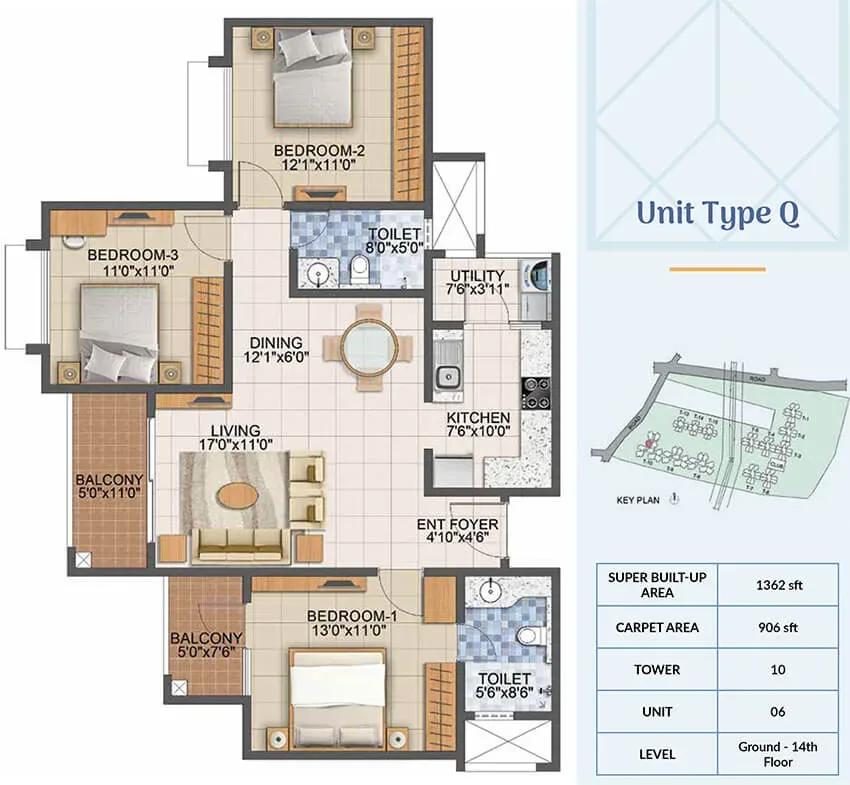 Prestige Primrose Hills Phase 2 apartments