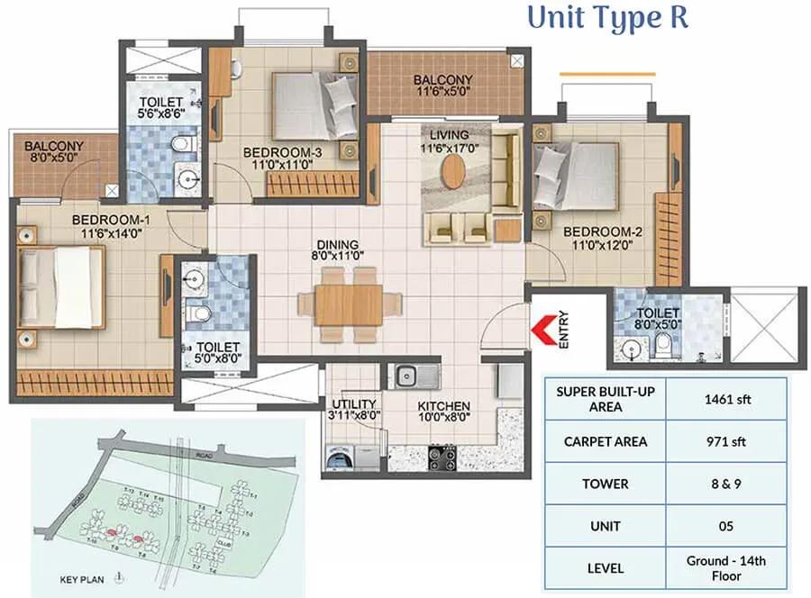 Prestige Primrose Hills Phase 2 apartments
