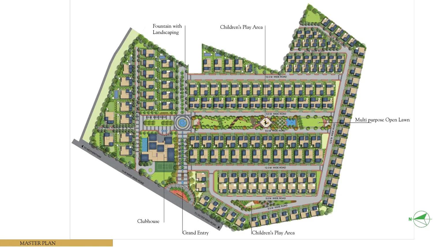 Prestige Royal Woods master plan