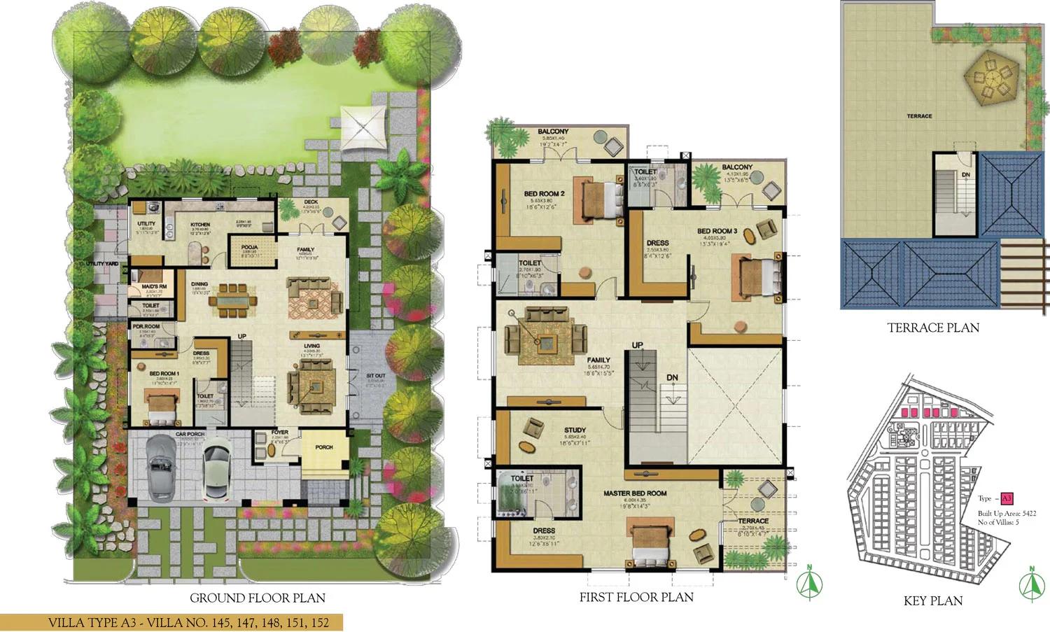 Prestige Royal Woods villa plan
