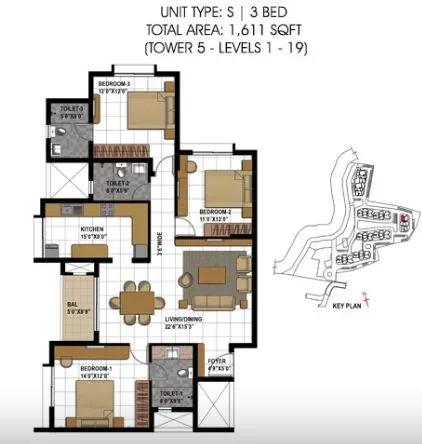 Prestige Temple Bells apartments