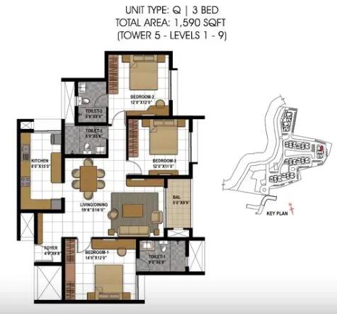Prestige Temple Bells apartments