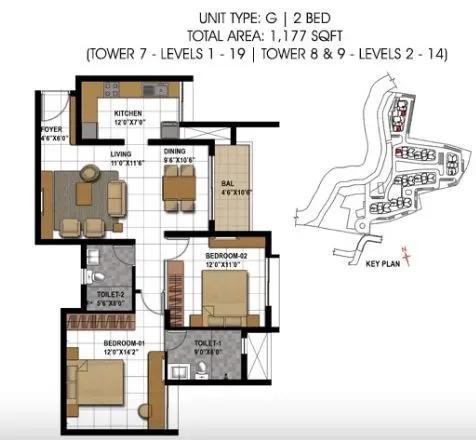 Prestige Temple Bells apartments