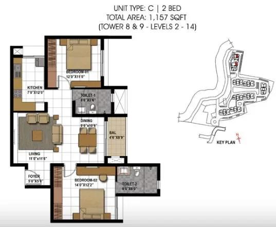 Prestige Temple Bells apartments