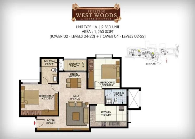 Prestige West Woods apartments