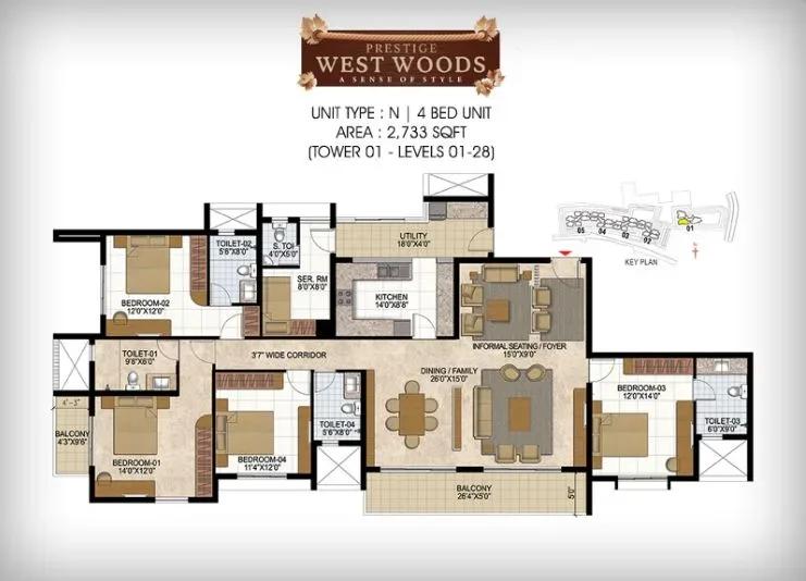 Prestige West Woods apartments