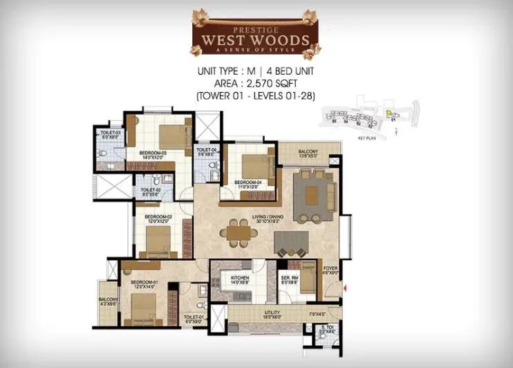 Prestige West Woods apartments
