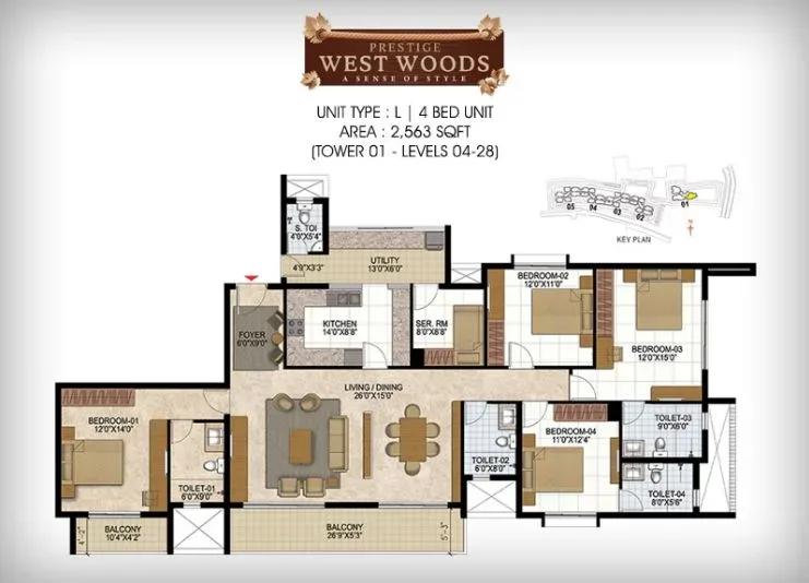 Prestige West Woods apartments