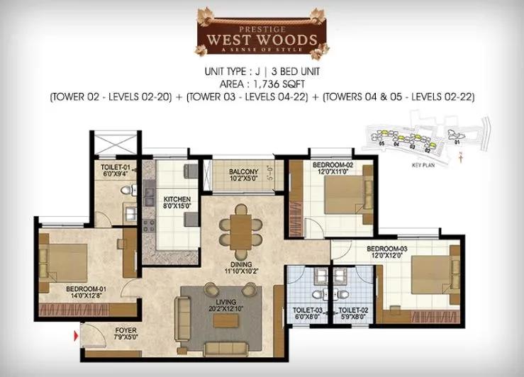 Prestige West Woods apartments