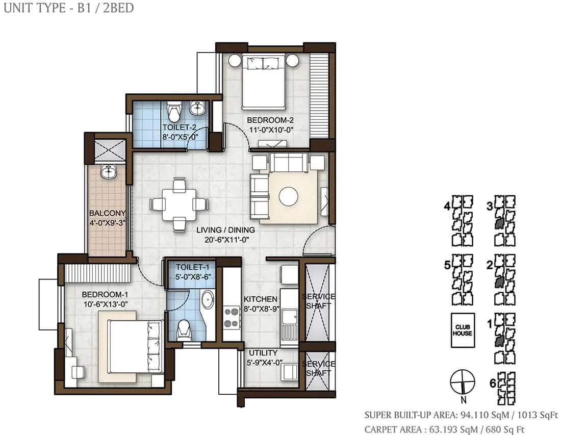 Prestige Windsor Park apartments