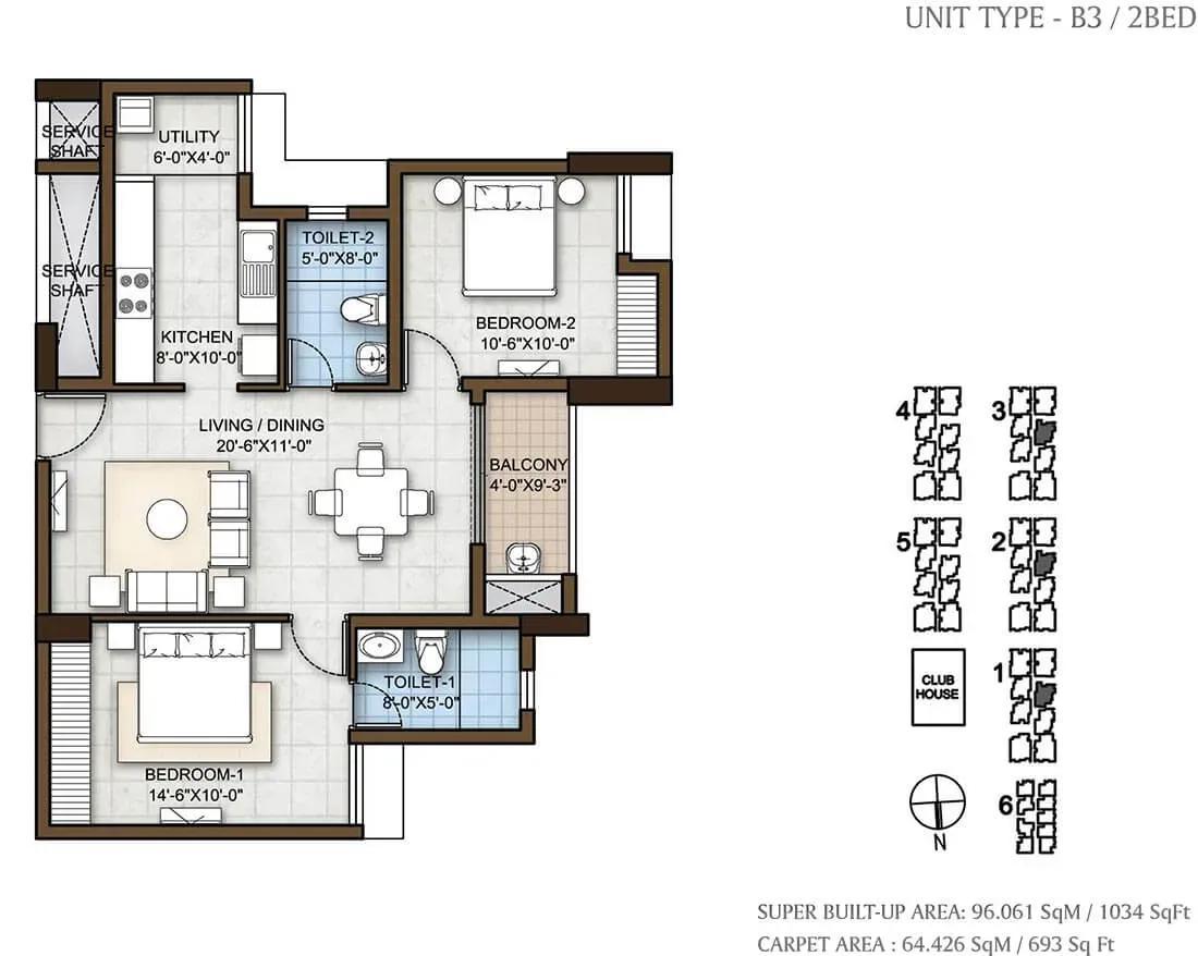 Prestige Windsor Park apartments