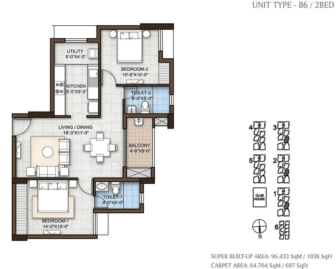 Prestige Windsor Park apartments
