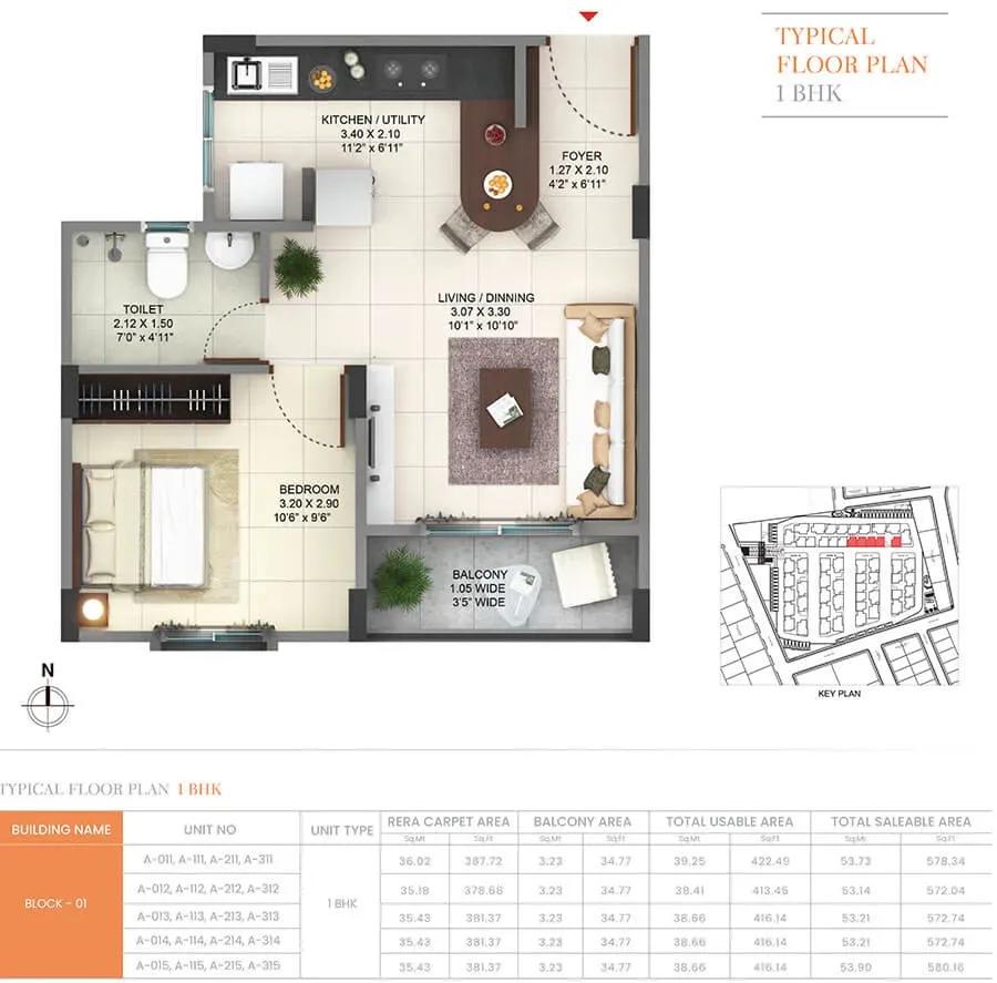 Pride Sunrise Phase 2 floor plan