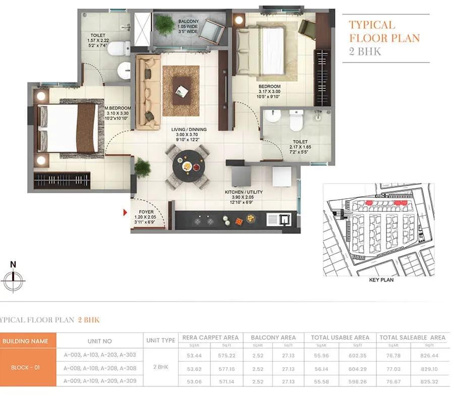Pride Sunrise Phase 2 floor plan