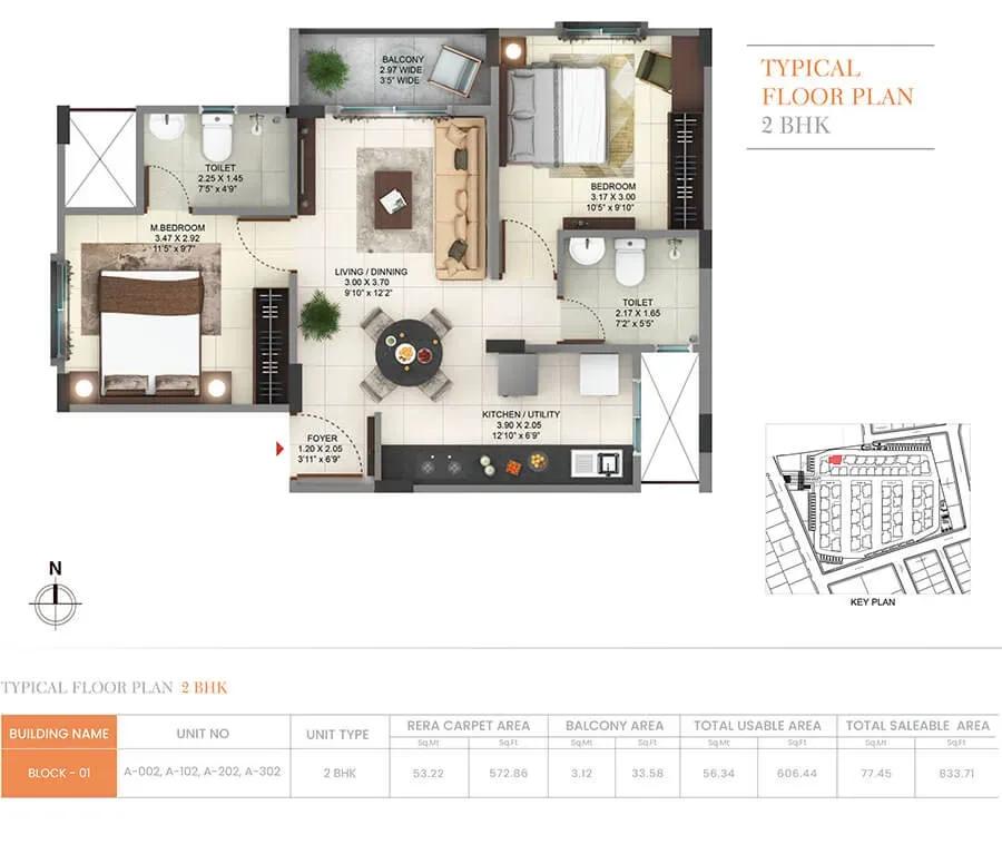 Pride Sunrise Phase 2 floor plan