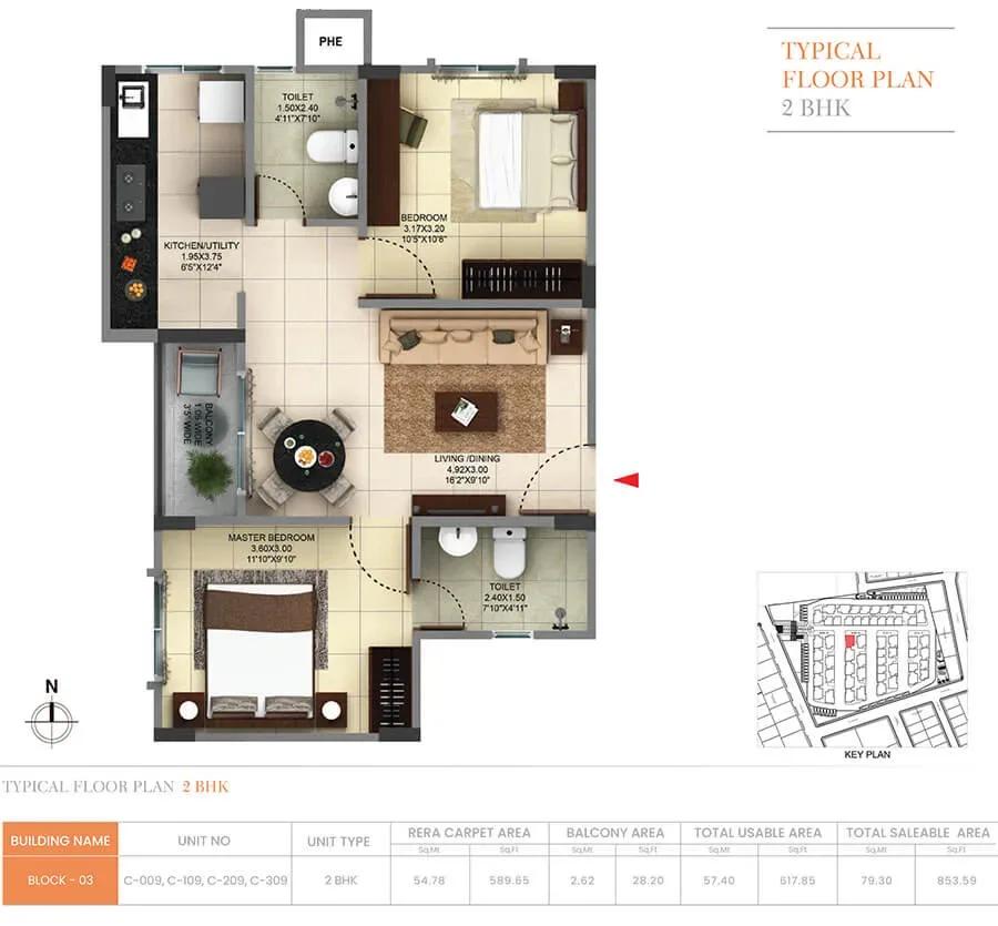 Pride Sunrise Phase 2 floor plan