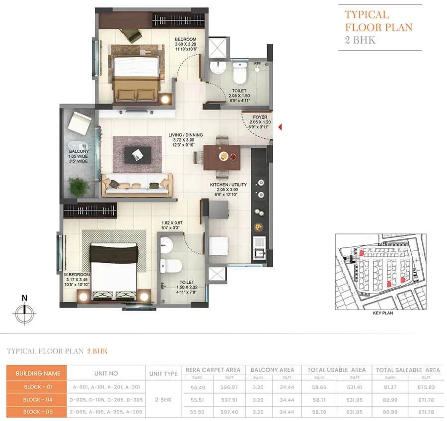 Pride Sunrise Phase 2 floor plan