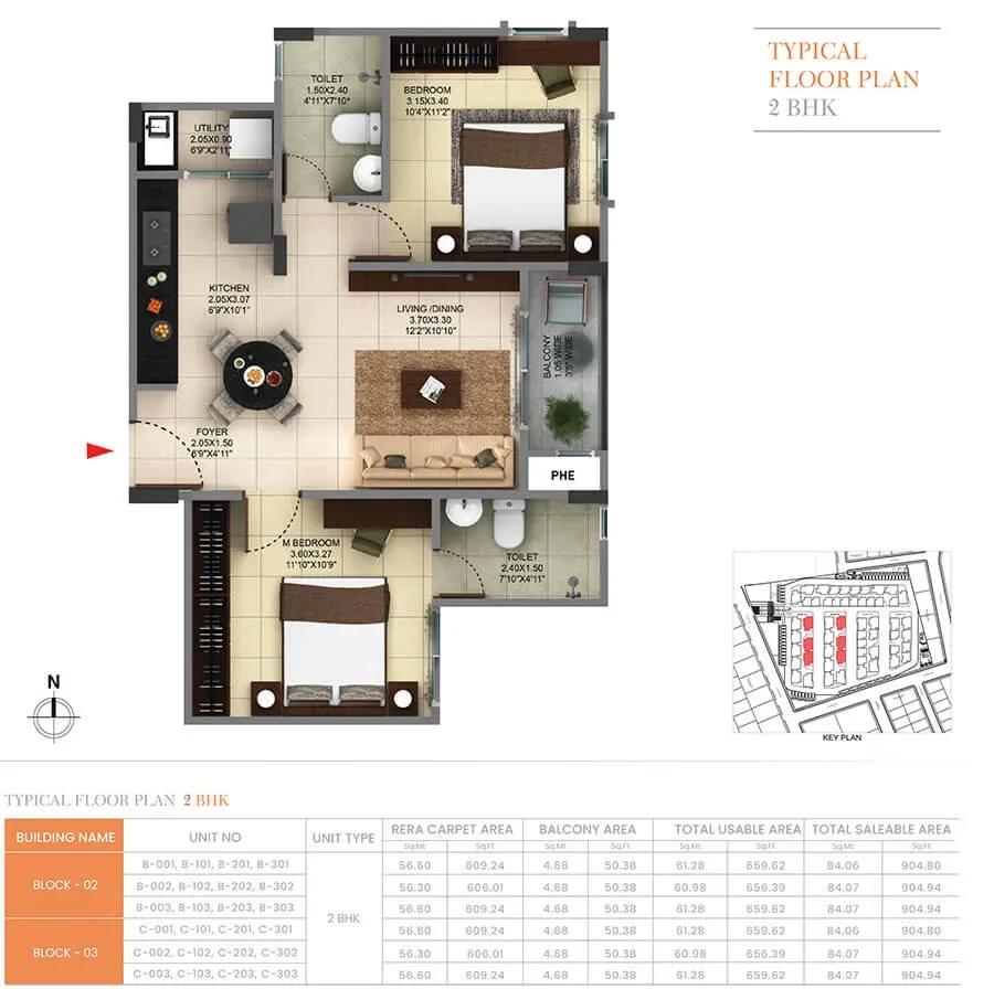 Pride Sunrise Phase 2 floor plan