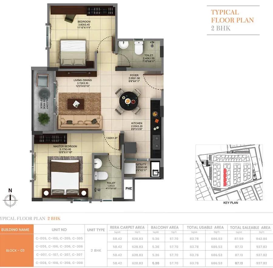 Pride Sunrise Phase 2 floor plan