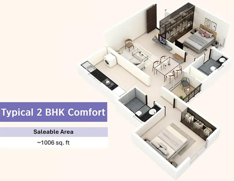 Provident Bayscape apartments floor plan