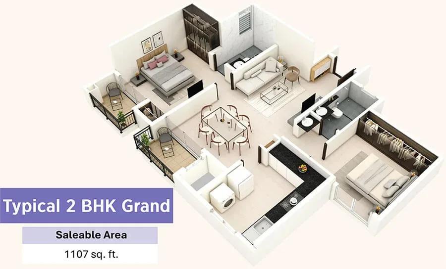 Provident Bayscape apartments floor plan