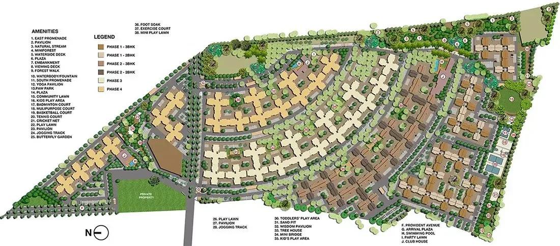 Provident Sunworth City apartments master plan