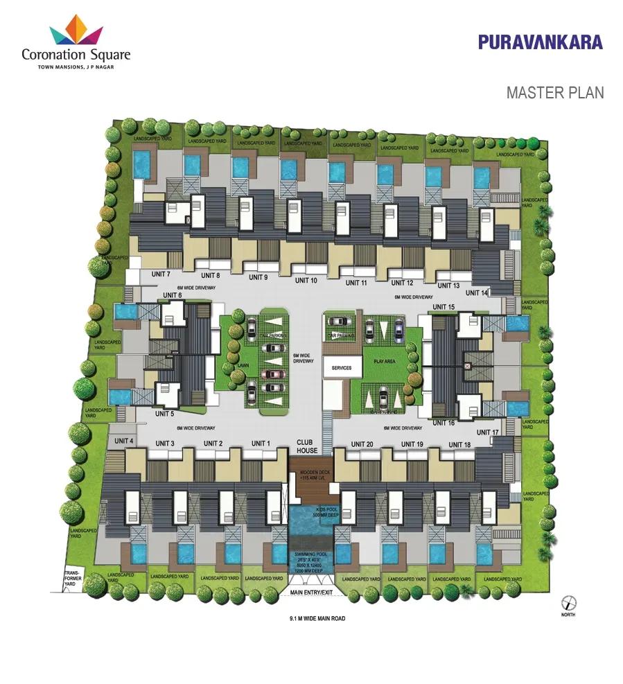 Purva Coronation Square master plan